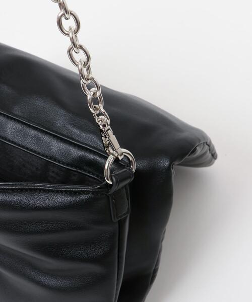 SENSE OF PLACE by URBAN RESEARCH（センスオブプレイスバイアーバンリサーチ）の「『一部WEB限定カラー』チェーンパフバッグ（ショルダーバッグ・レディース・ブラック/アイボリー/カーキ/バーガンディー・ONE）」の8枚目の写真