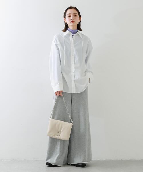 SENSE OF PLACE by URBAN RESEARCH（センスオブプレイスバイアーバンリサーチ）の「『一部WEB限定カラー』チェーンパフバッグ（ショルダーバッグ・レディース・ブラック/アイボリー/カーキ/バーガンディー・ONE）」の10枚目の写真