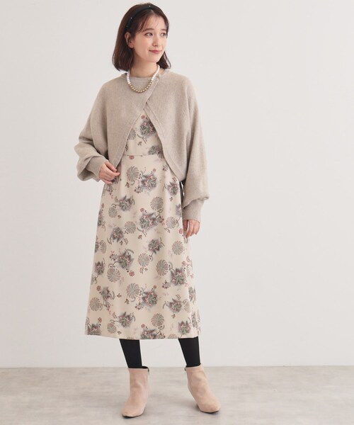 ＆yours project／SS～L】オリエンタルプリントワンピース（ワンピース