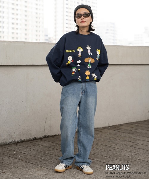 ウェア peanuts PEANUTS ピーナッツ SNOOPY スヌーピー TP GANGスウェット
