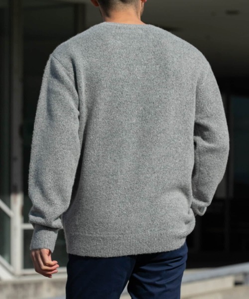 URBAN RESEARCH ROSSO MEN(アーバンリサーチロッソメン)の「『XLサイズあり』ブークレストレッチクルーニット(ニット/セーター・メンズ・ブラック/グレー/ベージュ系その他/カーキ/イエロー/オレンジ・SMALL/MEDIUM/LARGE/X-LARGE)」の19枚目の写真