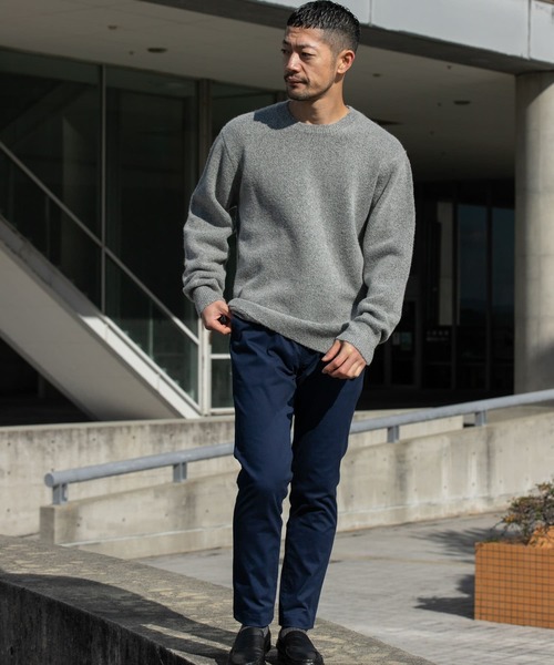 URBAN RESEARCH ROSSO MEN(アーバンリサーチロッソメン)の「『XLサイズあり』ブークレストレッチクルーニット(ニット/セーター・メンズ・ブラック/グレー/ベージュ系その他/カーキ/イエロー/オレンジ・SMALL/MEDIUM/LARGE/X-LARGE)」の20枚目の写真