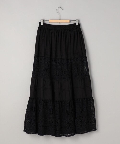 coen(コーエン)の「MARKET(マーケット)レース切替コットンギャザースカート(スカート・レディース・ブラック/オフホワイト・FREE)」の20枚目の写真