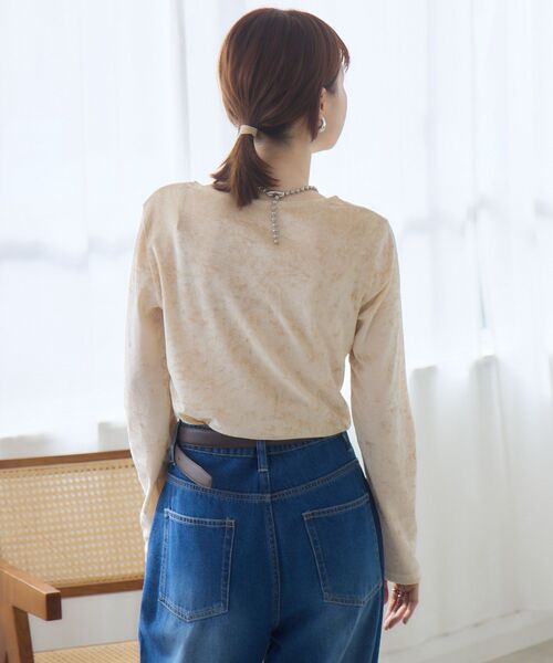RETRO GIRL（レトロガール）の「チュールベロアインナーCT（Tシャツ/カットソー・レディース・ブラウン/ブラック/ナチュラル・FREE）」の10枚目の写真