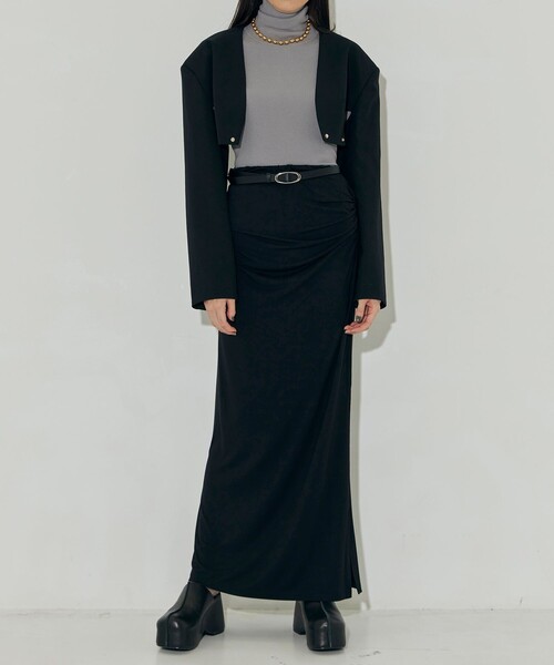 MUKASA/ムカサ】SEPARATED JACKET MINI DRESS/ジャケット/ワンピース