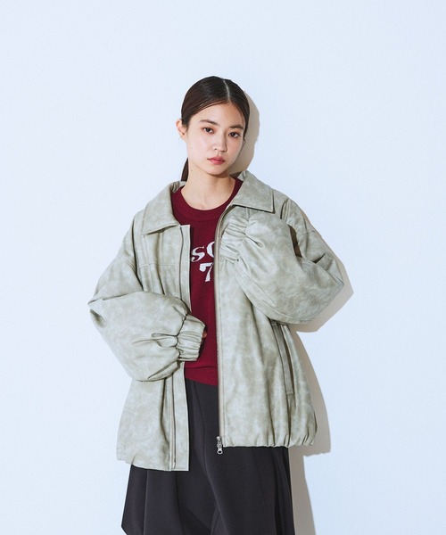 ヴィンテージレザーブルゾン/282684（ブルゾン）｜JEANASIS