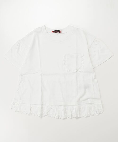 MAX&Co.(マックス アンド コー)の「Max&Co.(マックスアンドコー)Kids & Junior ポケット半袖Tシャツカットソー(Tシャツ/カットソー・キッズ・ホワイト・12Y/14Y/16Y)」の9枚目の写真