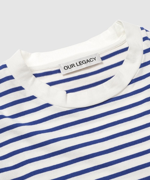 【関税込み】OUR LEGACY ホワイト＆ブルー Bliss Tシャツ セール】OUR LEGACY BLISS T-SHIRT（Tシャツ/カットソー）｜Our
