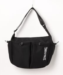 【SPALDING】AIRMESH NP SHOULDER BAG / スポルディング エアメッシュ ロゴ ショルダーバッグ