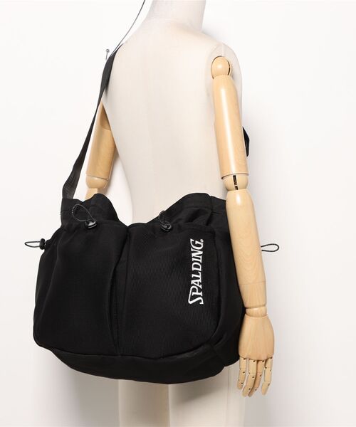 SPALDING(スポルディング)の「【SPALDING】AIRMESH NP SHOULDER BAG / スポルディング エアメッシュ ロゴ ショルダーバッグ(ショルダーバッグ・メンズ・ネイビー/ワイン/ブラック・FREE)」の7枚目の写真