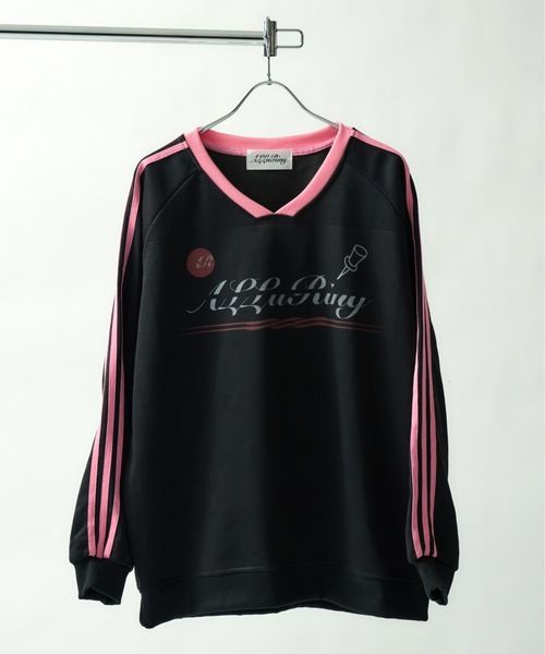 ALLuRing ChaRm(アリュリングチャーム)の「AR Logo Gaming Sweat / ARロゴゲーミング風スウェット(スウェット・レディース・ネイビー/グレー/ブラック・FREE)」の6枚目の写真