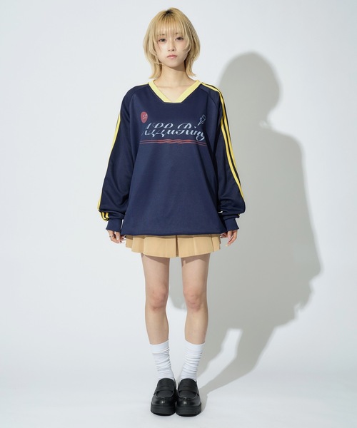 ALLuRing ChaRm(アリュリングチャーム)の「AR Logo Gaming Sweat / ARロゴゲーミング風スウェット(スウェット・レディース・ネイビー/グレー/ブラック・FREE)」の18枚目の写真