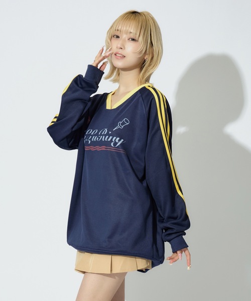 ALLuRing ChaRm(アリュリングチャーム)の「AR Logo Gaming Sweat / ARロゴゲーミング風スウェット(スウェット・レディース・ネイビー/グレー/ブラック・FREE)」の17枚目の写真