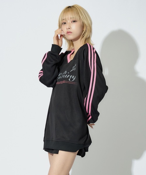 ALLuRing ChaRm(アリュリングチャーム)の「AR Logo Gaming Sweat / ARロゴゲーミング風スウェット(スウェット・レディース・ネイビー/グレー/ブラック・FREE)」の22枚目の写真