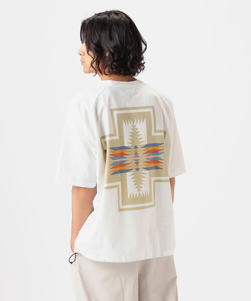 PENDLETON(ペンドルトン)の「【別注】PENDLETON / アクティブ プリント Tシャツ(Tシャツ/カットソー・メンズ・ブラック/ホワイト/サックスブルー・XL/L/M/S)」の1枚目の写真