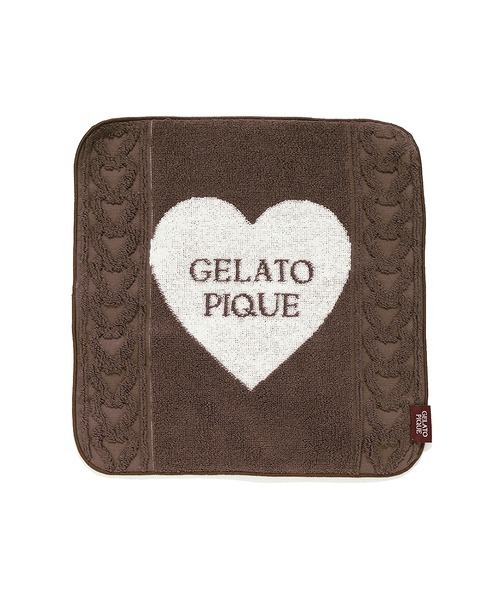 ジェラピケ★【gelato pique】ロゴハンドタオル タオルハンカチ gelato pique（ジェラートピケ）の「ロゴハンドタオル（ハンカチ