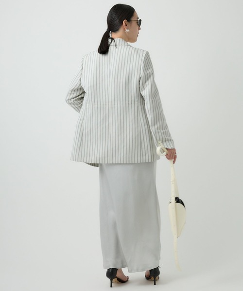 Chaos（カオス）の「Chaos(カオス)/ストライパージャケット（テーラードジャケット・レディース・アイボリー・FREE）」の17枚目の写真