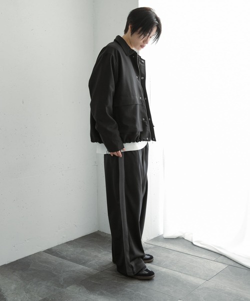 SENSE OF PLACE by URBAN RESEARCH（センスオブプレイスバイアーバンリサーチ）の「ラインジャージパンツ（その他パンツ・メンズ・ブラウン/グリーン/ブラック・MEDIUM/LARGE）」の13枚目の写真