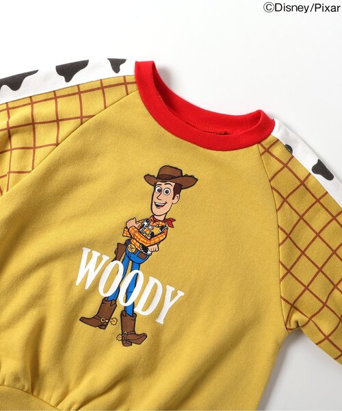 Disney（ディズニー）の「ディズニーキャラクター/アソートトレーナー/トイ・ストーリー（スウェット・キッズ・レインボー/アイボリー/グリーン/イエロー・100/90/80/130/120/110）」の21枚目の写真