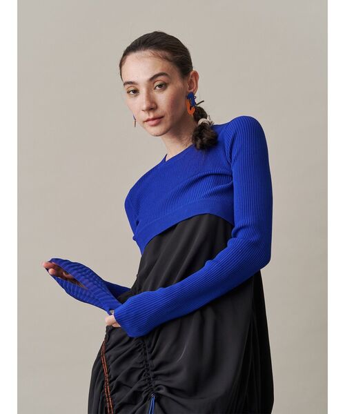未使用級 アンスリード 25SS 2WAY BASIC KNIT TOP 36 未使用級 アンスリード 25SS 2WAY BASIC KNIT TOP 36