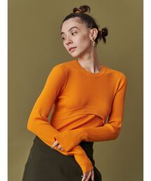 UN3D. | 2WAY BASIC KNIT TOP / 2WAYベーシックニットトップ(ニット/セーター)