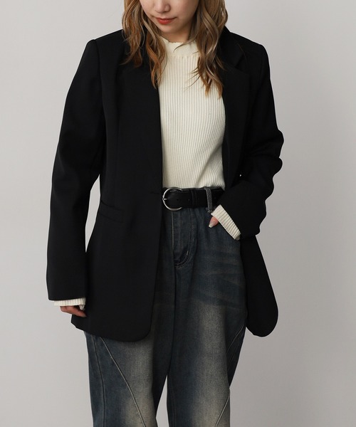 ROOPTOKYO（ループトウキョウ）の「シングルテーラードジャケット（テーラードジャケット・レディース・ブラウン/ベージュ/ブラック/ナチュラル・FREE）」の14枚目の写真