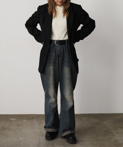 ROOPTOKYO（ループトウキョウ）の「シングルテーラードジャケット（テーラードジャケット・レディース・ブラウン/ベージュ/ブラック/ナチュラル・FREE）」の16枚目の写真