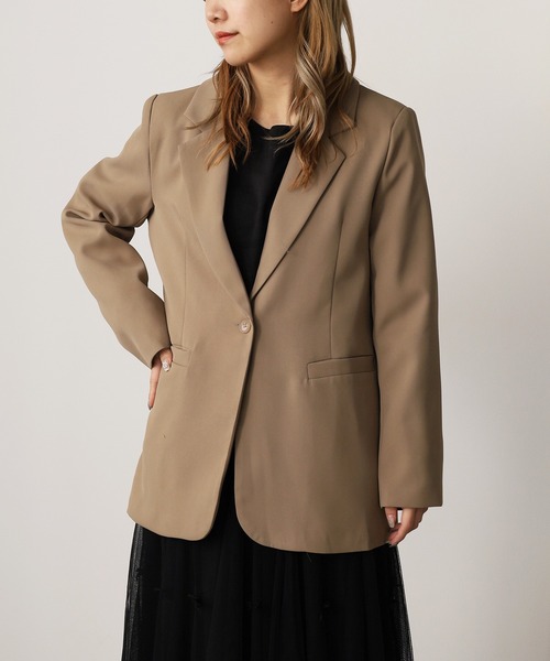 ROOPTOKYO（ループトウキョウ）の「シングルテーラードジャケット（テーラードジャケット・レディース・ブラウン/ベージュ/ブラック/ナチュラル・FREE）」の22枚目の写真