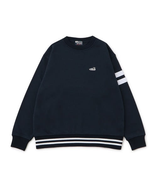  j.n.r.d（ジェー・エヌ・アール・ディー）の「RED EYE DUCKレタードスウェット（Tシャツ/カットソー・メンズ・ネイビー/オレンジ/ライトグリーン・L/LL/M）」の2枚目の写真