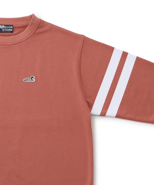  j.n.r.d（ジェー・エヌ・アール・ディー）の「RED EYE DUCKレタードスウェット（Tシャツ/カットソー・メンズ・ネイビー/オレンジ/ライトグリーン・L/LL/M）」の6枚目の写真