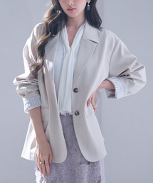 SAISON DE PAPILLON（セゾンドパピヨン）の「【高評価】袖口折り返しテーラードジャケット卒業式 卒園式 入学式 入園式（テーラードジャケット）」