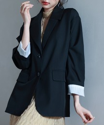 SAISON DE PAPILLON（セゾンドパピヨン）の「【高評価】袖口折り返しテーラードジャケット卒業式 卒園式 入学式 入園式（テーラードジャケット）」