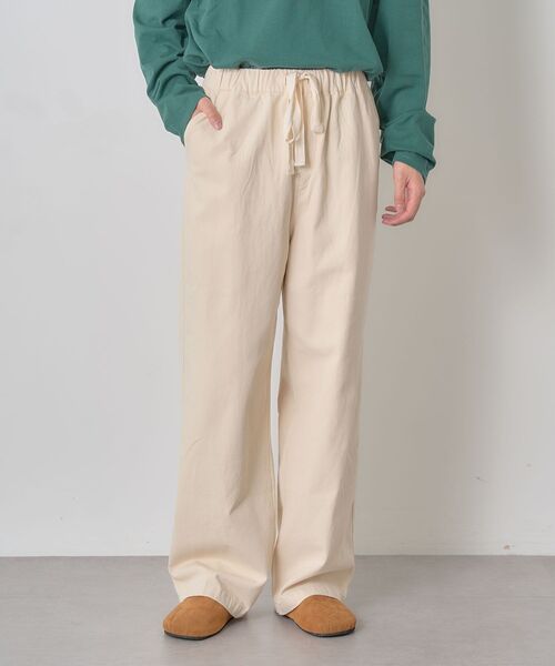 CRAFT STANDARD BOUTIQUE(クラフトスタンダードブティック)の「カラーズシェフパンツ(チノパンツ・レディース・ラベンダー/アイボリー/ベージュ/チャコールグレー/グリーン系その他3・M/L)」の2枚目の写真