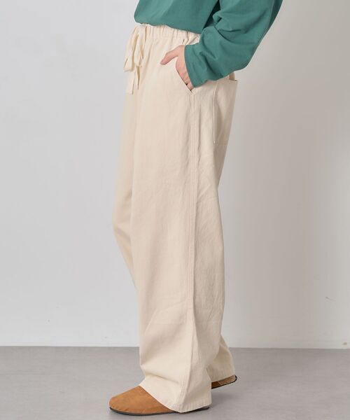 CRAFT STANDARD BOUTIQUE(クラフトスタンダードブティック)の「カラーズシェフパンツ(チノパンツ・レディース・ラベンダー/アイボリー/ベージュ/チャコールグレー/グリーン系その他3・M/L)」の8枚目の写真