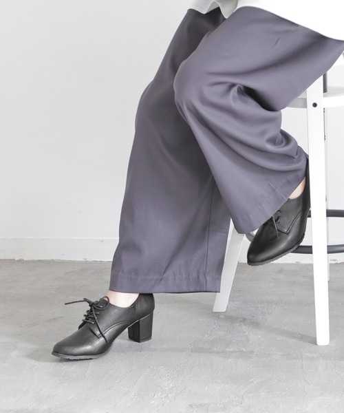 SOROTTO(ソロット)の「軽量 ゴムスリット付きレースアップブーティ(パンプス・レディース・ブラック系その他/ブラック/ブラウン/ダークブラウン/グレー・LL/3L/SS/S/M/L)」の20枚目の写真