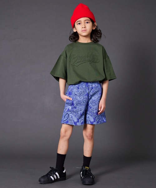 佐藤ももじり☆adidas フレイムプリント ショートパンツ 35 アディダスオリジナルス) adidas Originals 総柄プリント