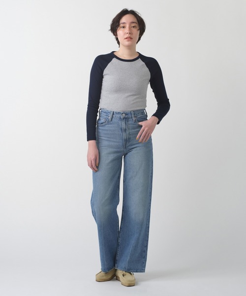 Levi's(リーバイス)の「Levi's/リーバイス ユーロ スポーツTシャツ(Tシャツ/カットソー・レディース・グレー・XS/S/M)」の18枚目の写真