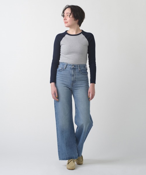 Levi's(リーバイス)の「Levi's/リーバイス ユーロ スポーツTシャツ(Tシャツ/カットソー・レディース・グレー・XS/S/M)」の19枚目の写真