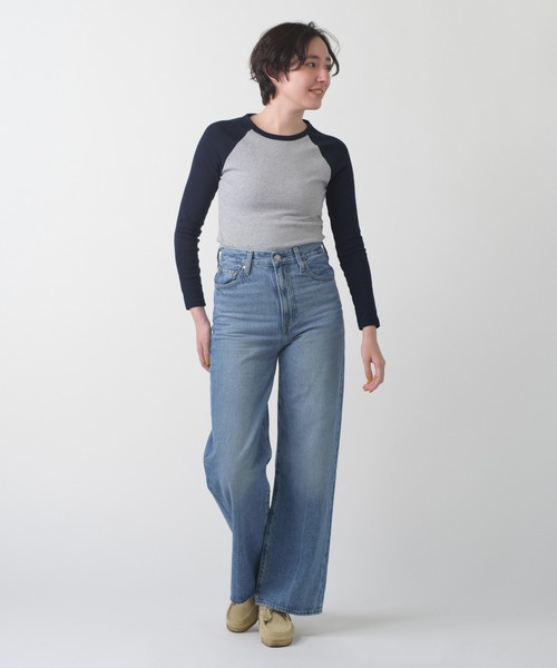 Levi's(リーバイス)の「Levi's/リーバイス ユーロ スポーツTシャツ(Tシャツ/カットソー・レディース・グレー・XS/S/M)」の20枚目の写真