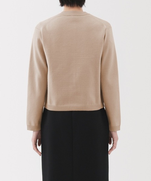 無印良品(ムジルシリョウヒン)の「婦人 洗えるニットクルーネックカーディガン(カーディガン/ボレロ・レディース・グレー/ブラック/オフホワイト/ライトピンク/グリーン・XL/L/M/S)」の13枚目の写真