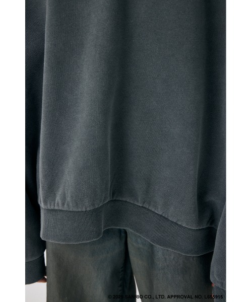 MOUSSY(マウジー)の「MM KU SWEAT プルオーバー(スウェット・レディース・ホワイト/ライトブルー/ライトブラック・FREE)」の16枚目の写真