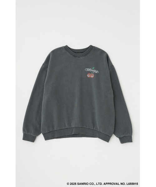 MOUSSY(マウジー)の「MM KU SWEAT プルオーバー(スウェット・レディース・ホワイト/ライトブルー/ライトブラック・FREE)」の19枚目の写真