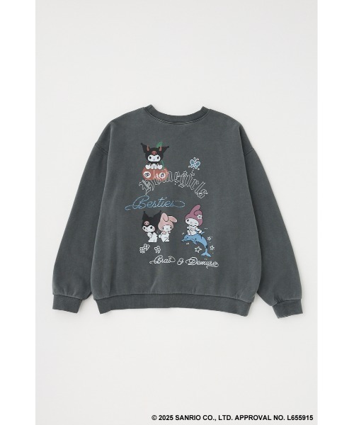 MOUSSY(マウジー)の「MM KU SWEAT プルオーバー(スウェット・レディース・ホワイト/ライトブルー/ライトブラック・FREE)」の20枚目の写真