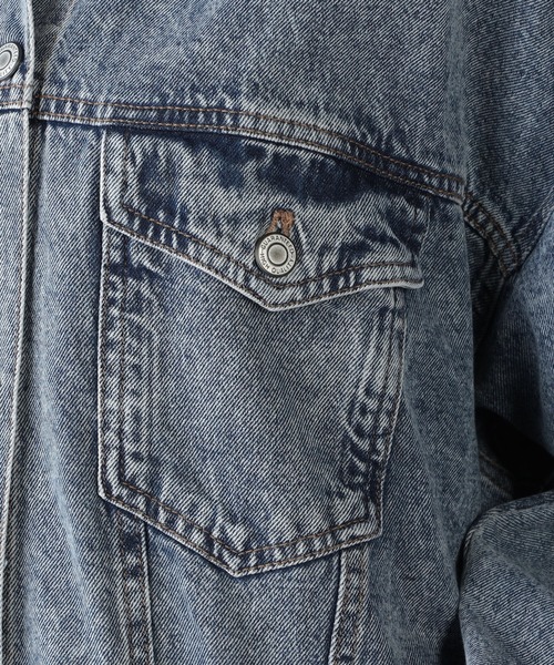 CECIL McBEE（セシルマクビー）の「オーバーサイズデニムジャケット（デニムジャケット・レディース・ブルー/ブラック/ネイビー・MEDIUM/LARGE）」の13枚目の写真