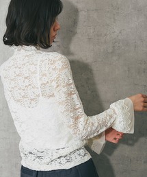 ANOTHER S | フリル袖レースブラウス(Tシャツ/カットソー)