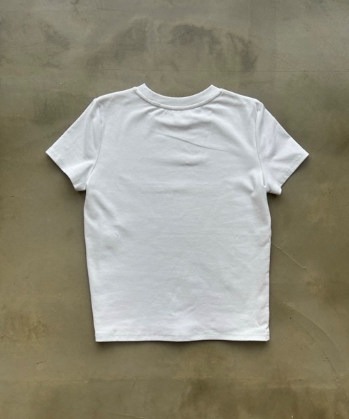 キラキラ　ストーン　Tシャツ SHAGGIE tシャツ キラキラストーンミニタイトTシャツ レディース