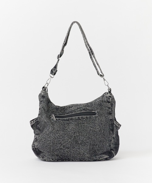 ROOPTOKYO(ループトウキョウ)の「サイドポケット付き デニム風ショルダーバッグ 2WAY(ショルダーバッグ・レディース・ブルー/ブラック・FREE)」の12枚目の写真