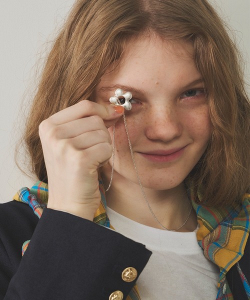 Unitage(ユニテージ)の「フラワーモチーフネックレス(ネックレス・レディース・シルバー/ゴールド・FREE)」の9枚目の写真