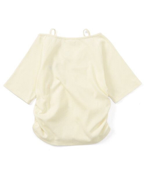 algy(アルジー)の「フロントシャーリング半袖T(Tシャツ/カットソー・キッズ・ブラック/アイボリー/イエロー・SMALL/MEDIUM/X-SMALL/XX-SMALL)」の11枚目の写真