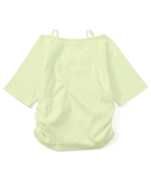 algy(アルジー)の「フロントシャーリング半袖T(Tシャツ/カットソー・キッズ・ブラック/アイボリー/イエロー・SMALL/MEDIUM/X-SMALL/XX-SMALL)」の12枚目の写真